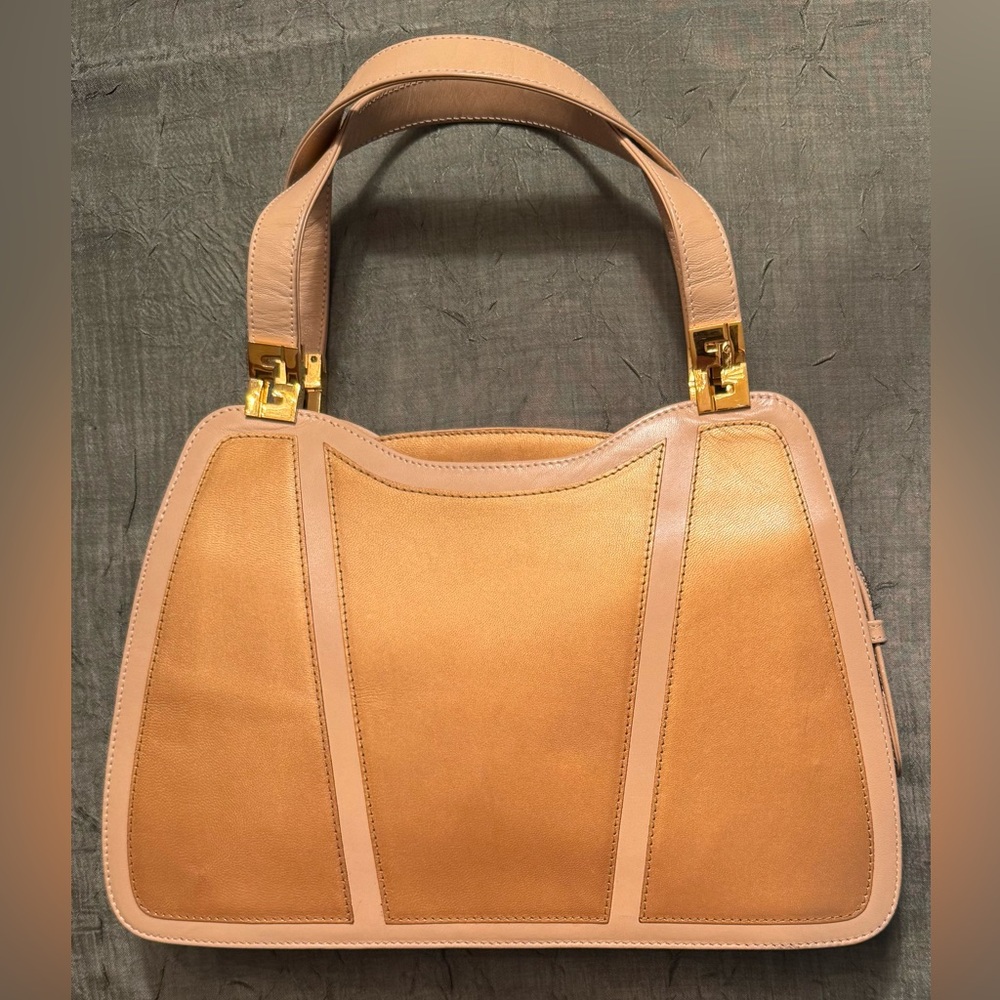 Fendi Vintage Metallic Shoulder Bag, Gold